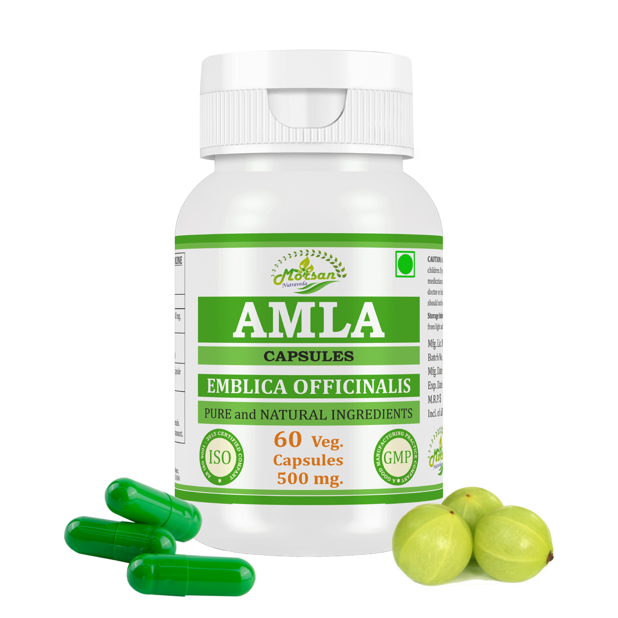 Morsan Nutraveda Amla (Emblica Officinalis) Capsules