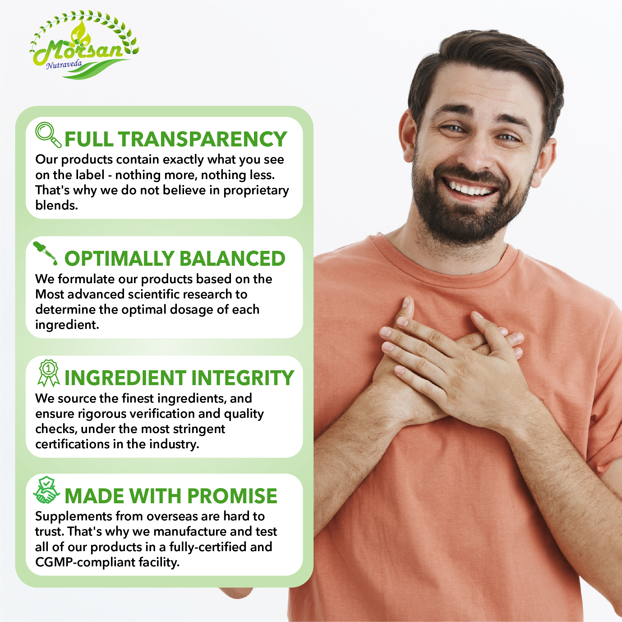 Morsan Nutraveda Arjuna (Terminalia arjuna) Capsules - Image 5