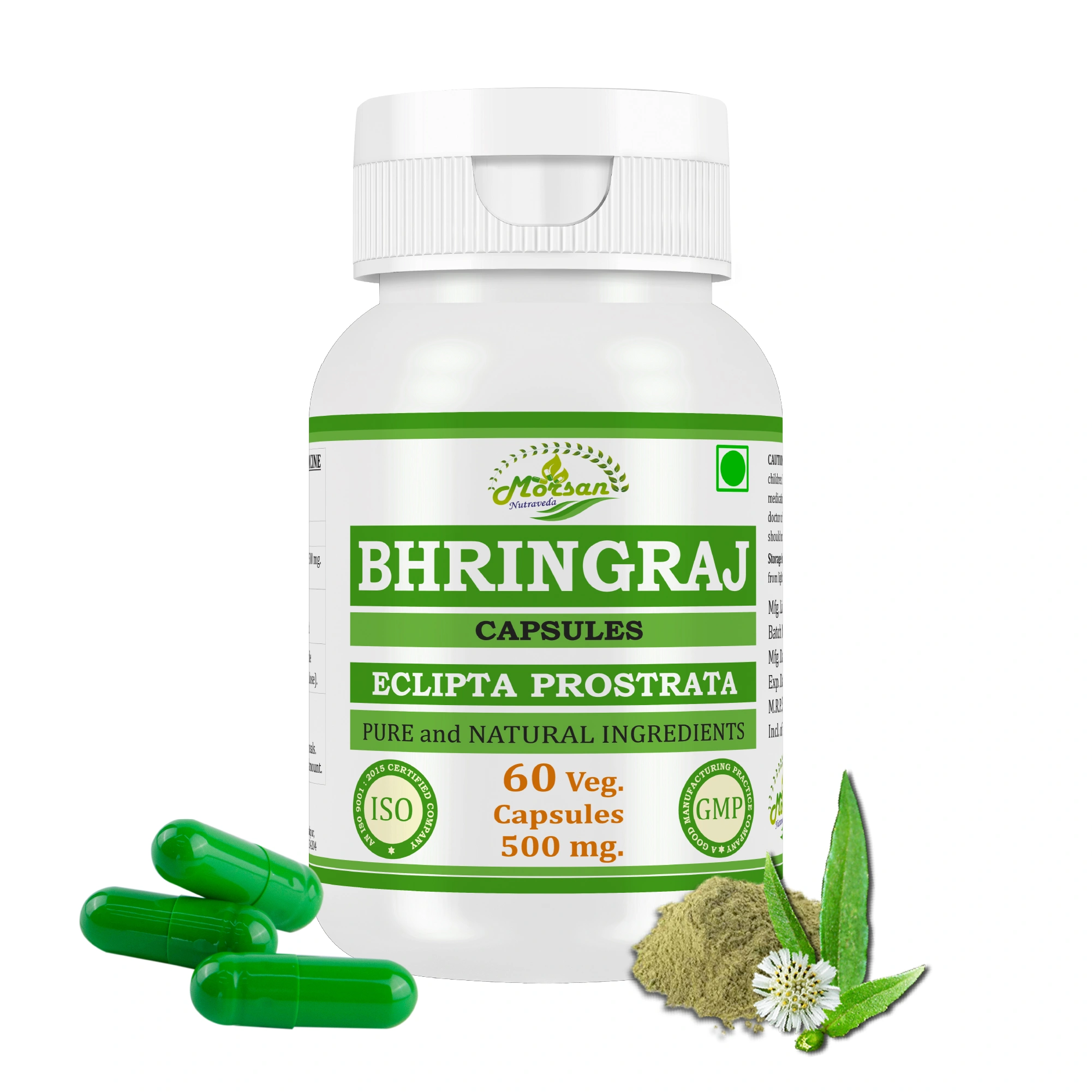 Morsan Nutraveda Bhringraj (Eclipta alba) Capsules