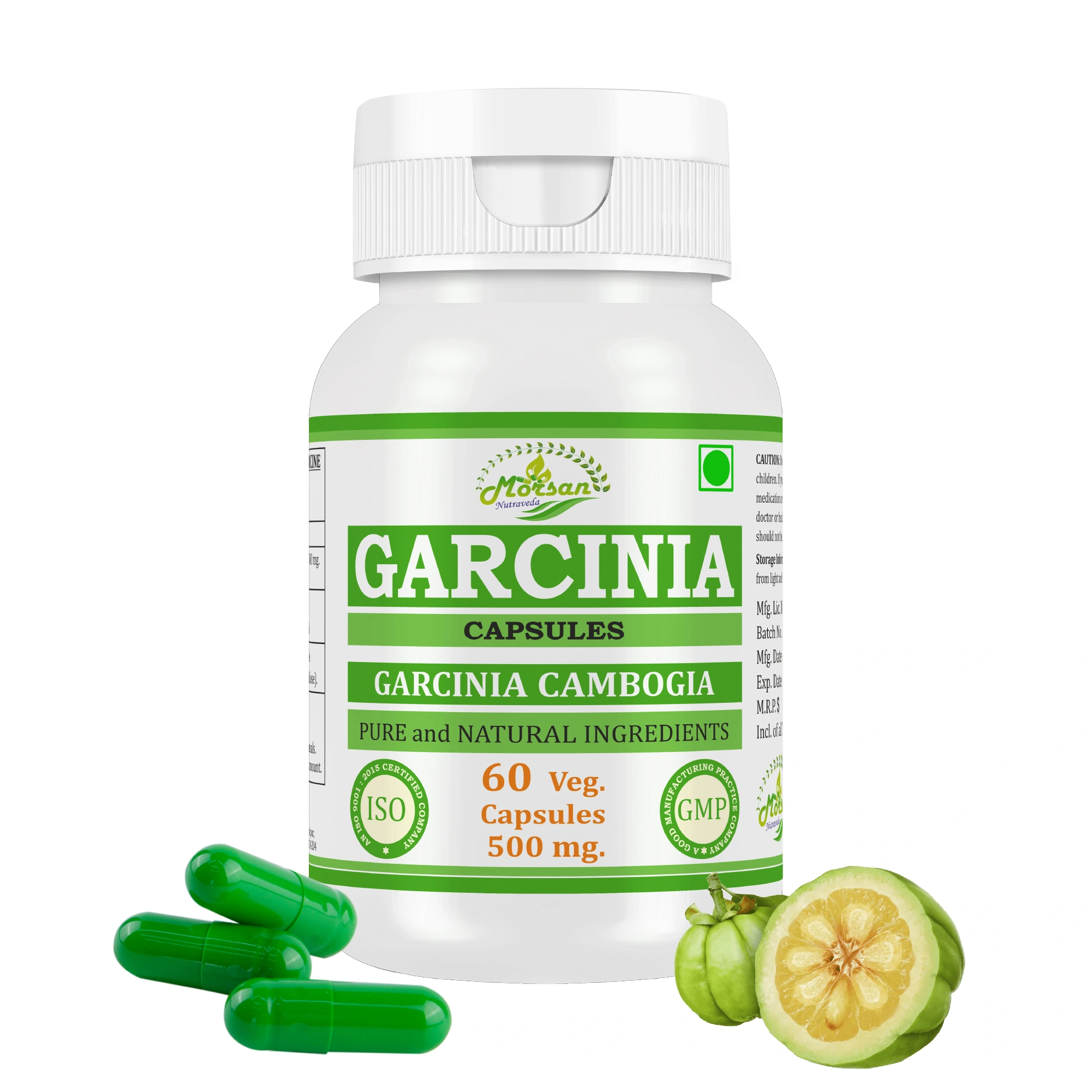 Morsan Nutraveda Garcinia (Garcinia cambogia) Capsules