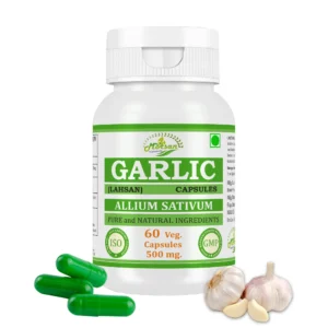 Morsan Nutraveda Garlic (Allium sativum) Capsules
