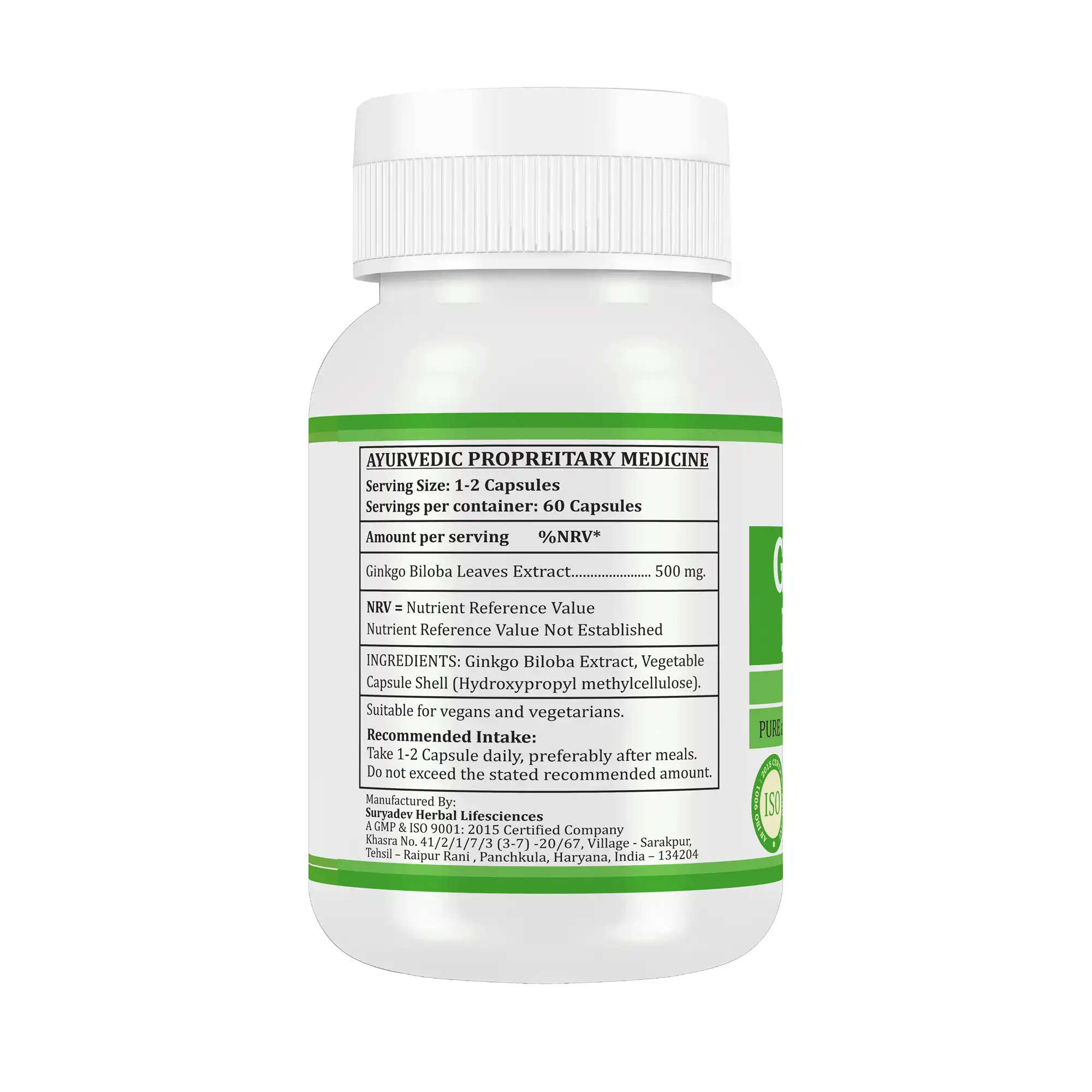 Morsan Nutraveda Ginkgo Biloba Capsules - Image 5