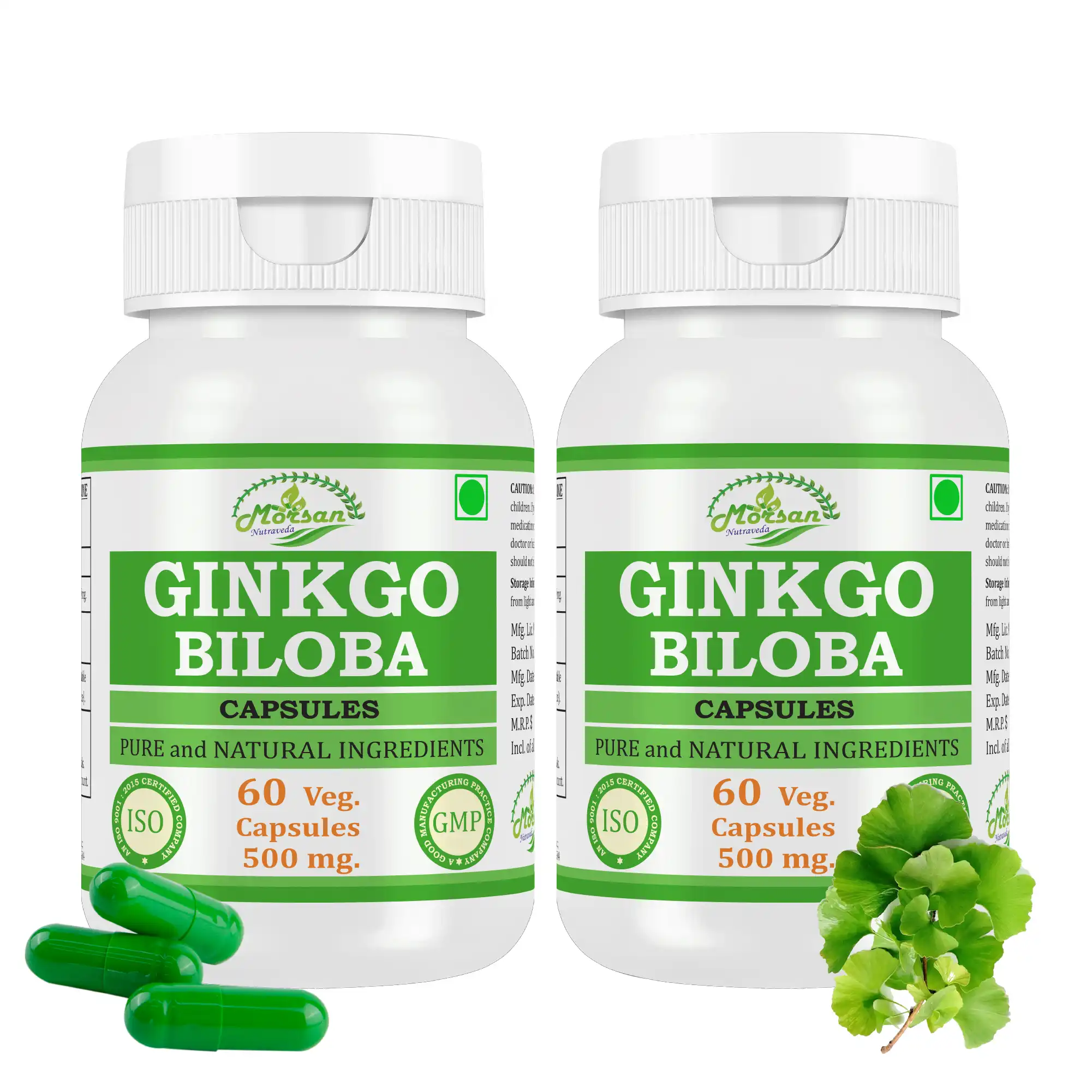 Morsan Nutraveda Ginkgo Biloba Capsules - Image 3