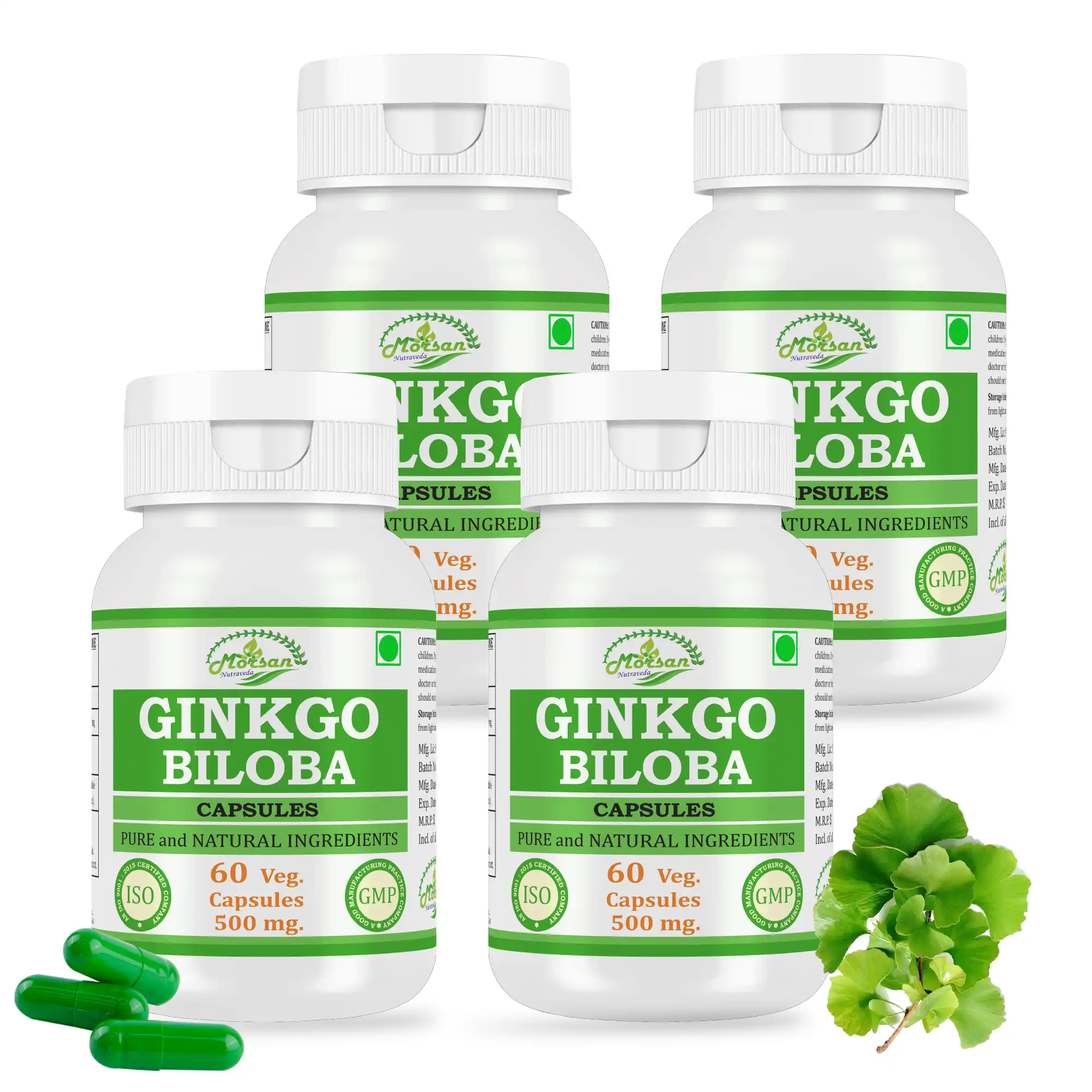 Morsan Nutraveda Ginkgo Biloba Capsules - Image 4