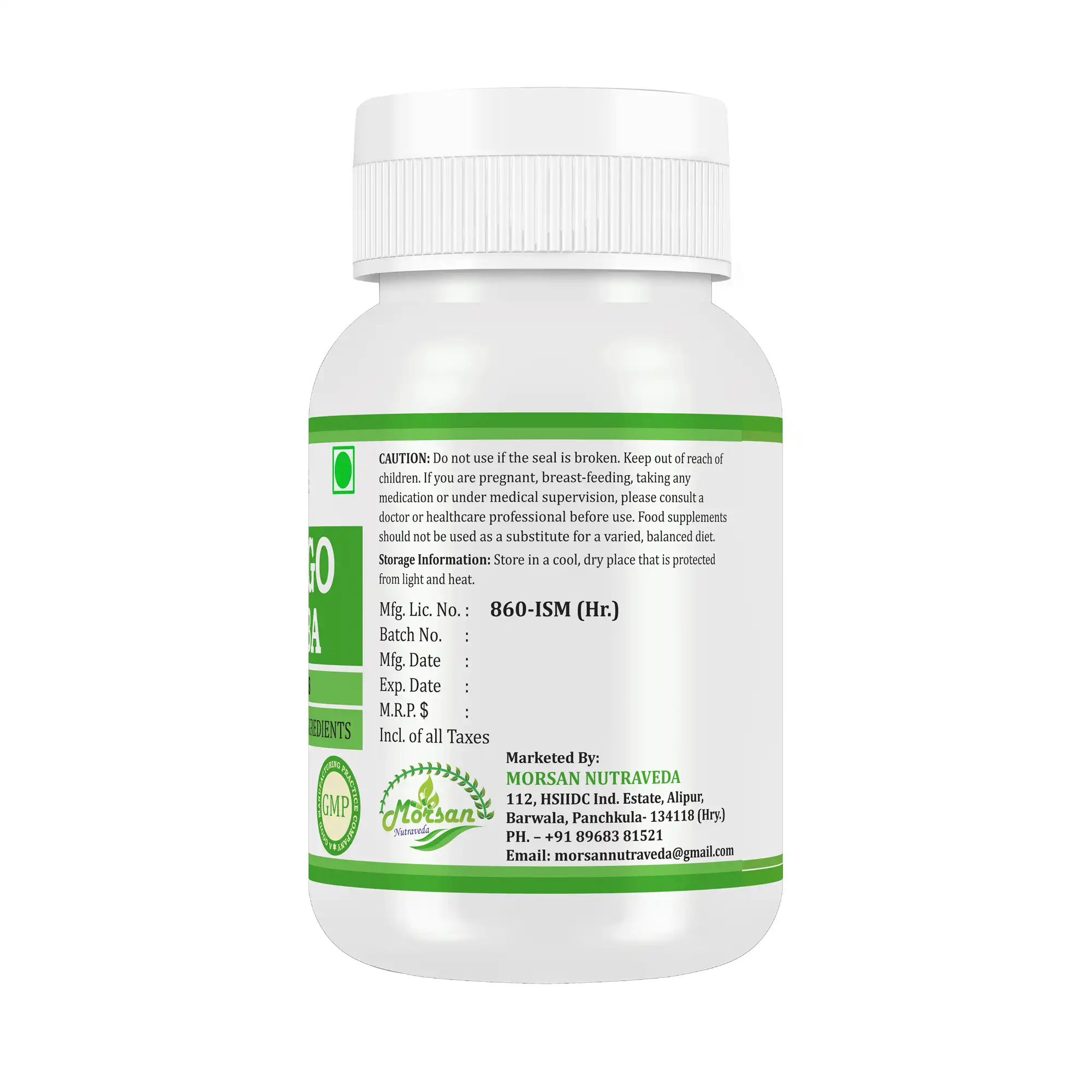 Morsan Nutraveda Ginkgo Biloba Capsules - Image 6
