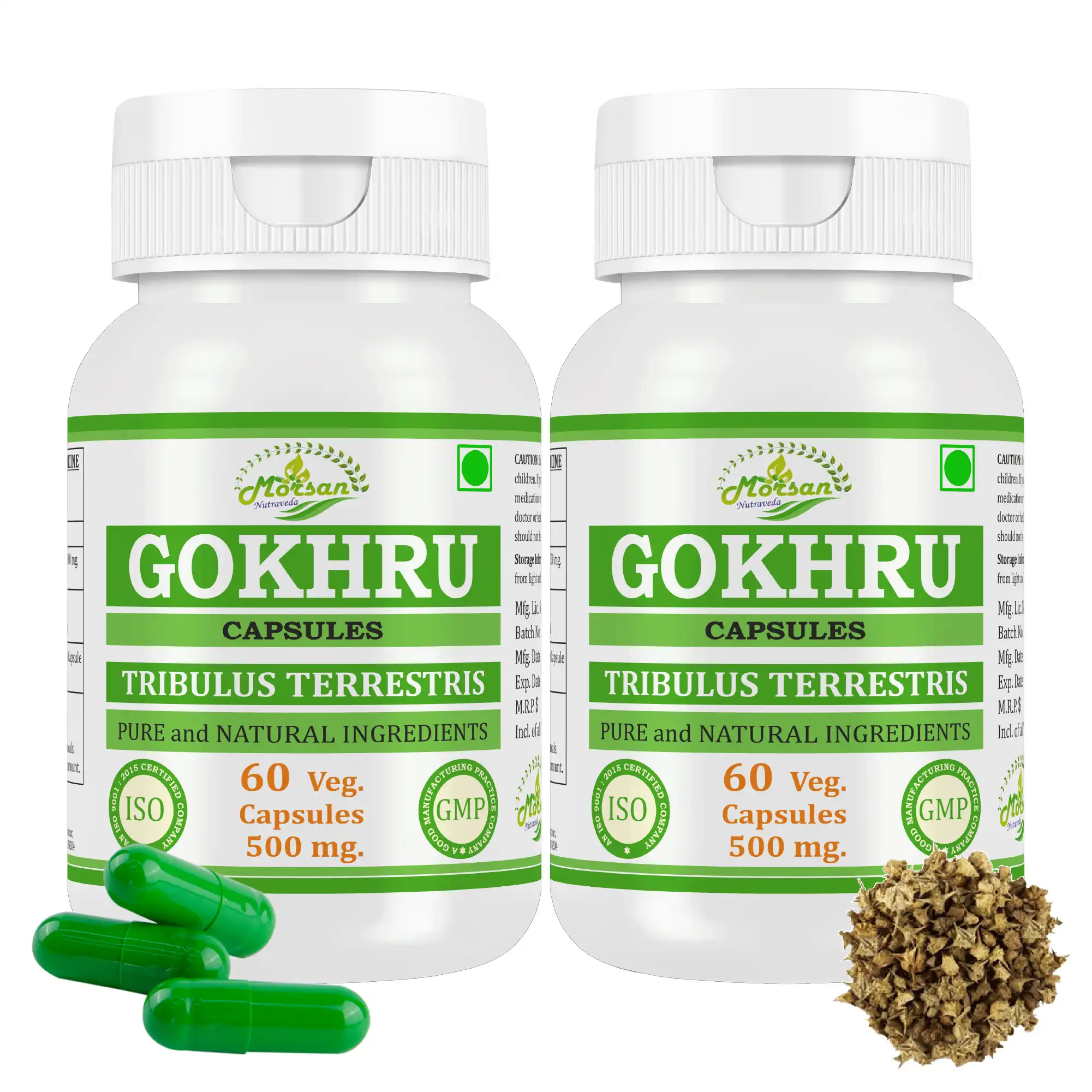 Morsan Nutraveda Gokhru (Tribulus terrestris) Capsules - Image 4
