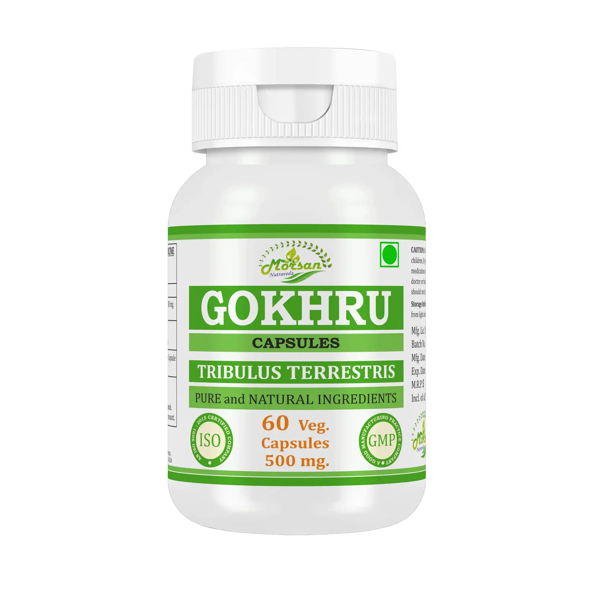 Morsan Nutraveda Gokhru (Tribulus terrestris) Capsules - Image 6