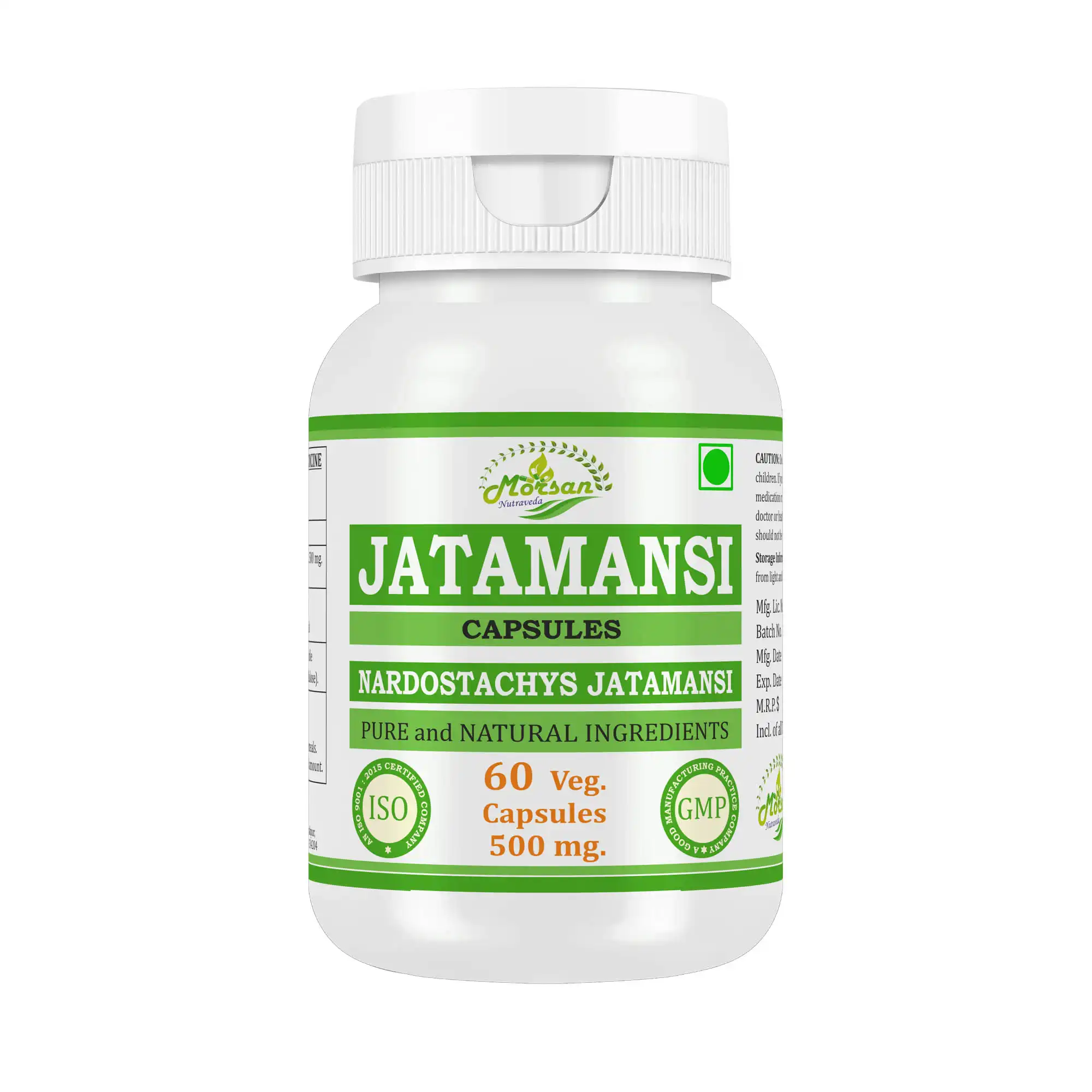 Morsan Nutraveda Jatamansi (Nardostachys jatamansi) Capsules - Image 2
