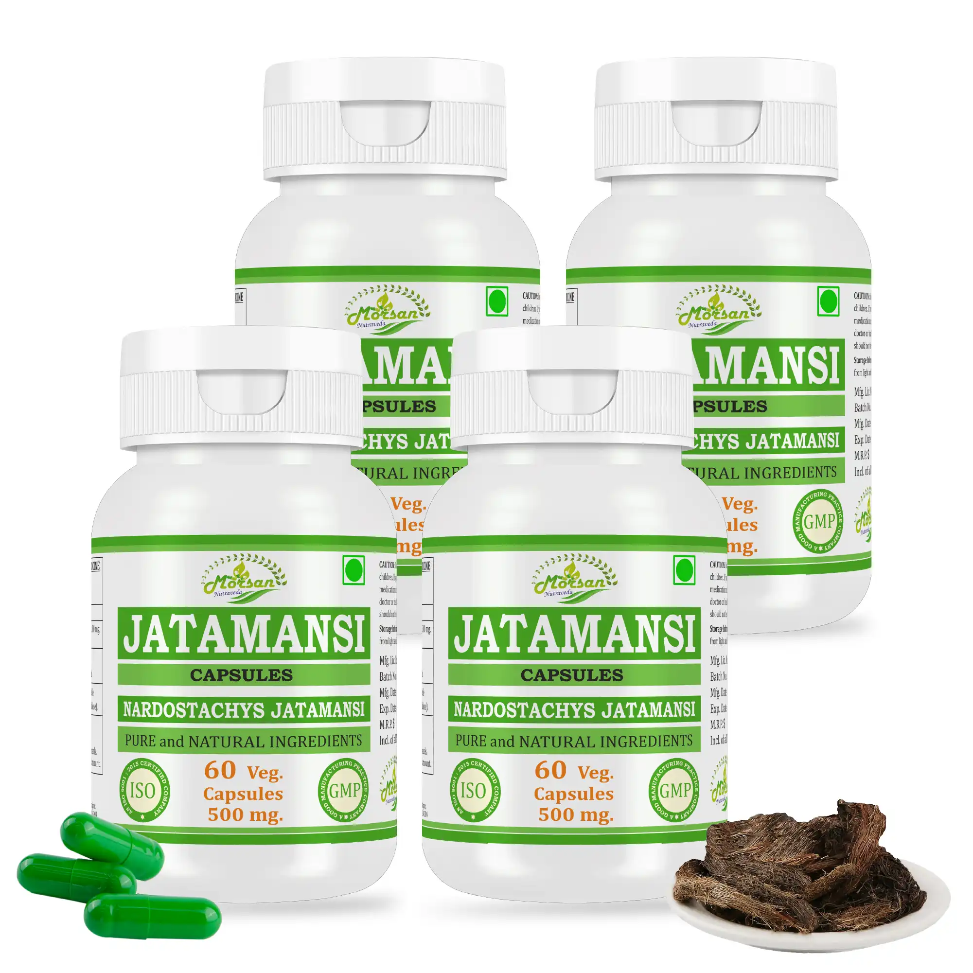 Morsan Nutraveda Jatamansi (Nardostachys jatamansi) Capsules - Image 6