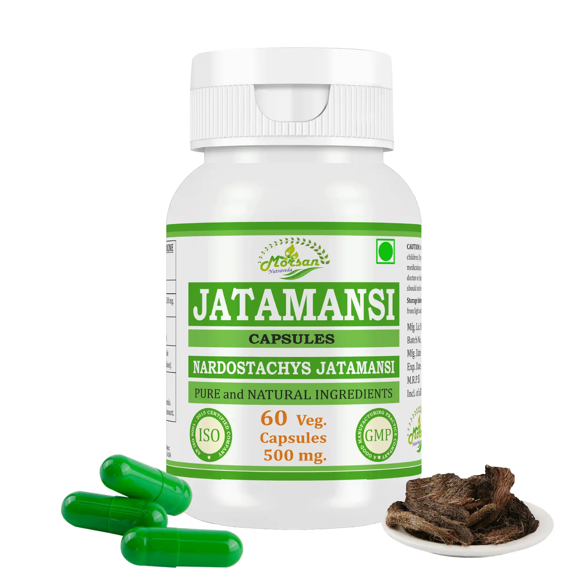 Morsan Nutraveda Jatamansi (Nardostachys jatamansi) Capsules