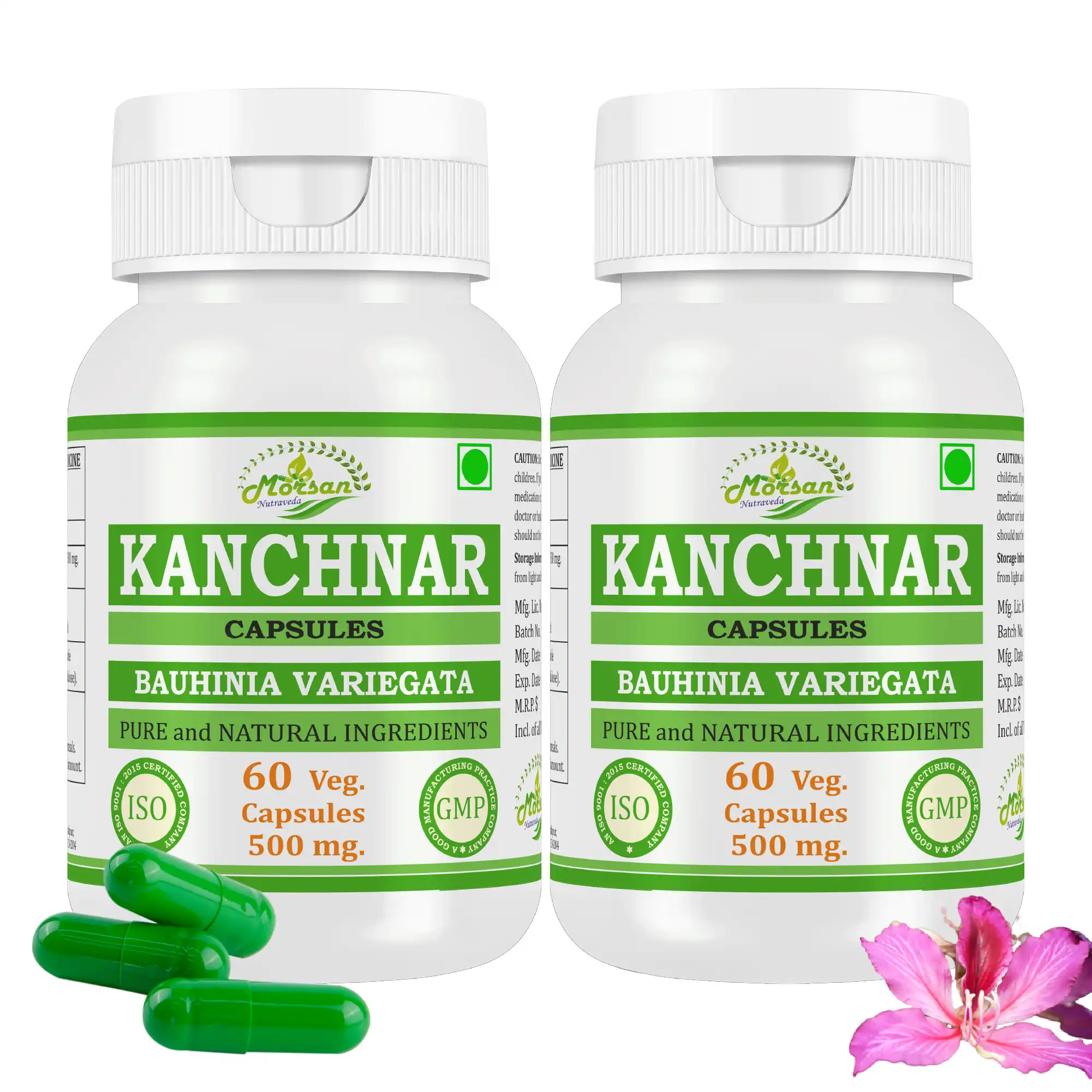 Morsan Nutraveda Kanchnar (Bauhinia variegata) Capsules - Image 5
