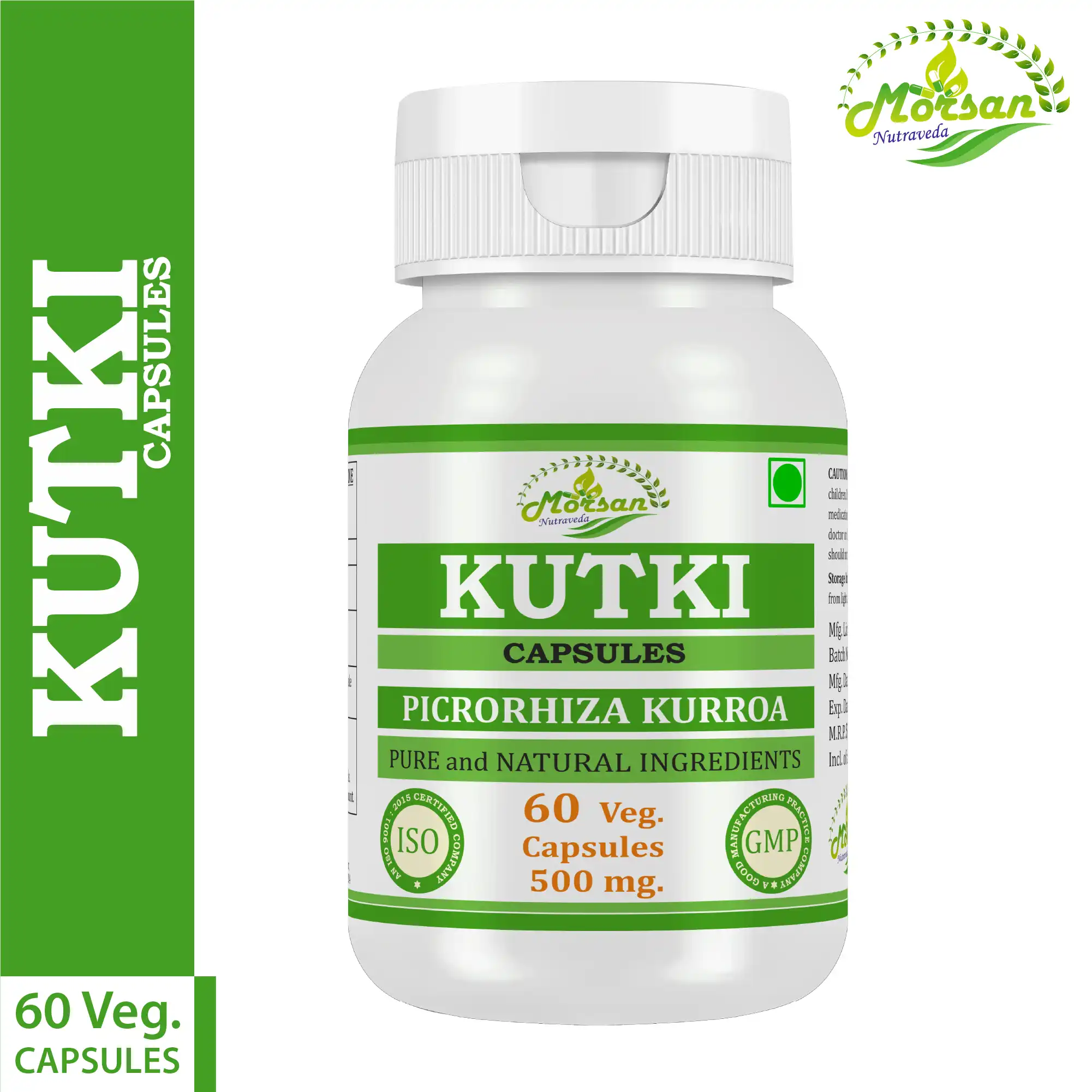 Morsan Nutraveda Kutki (Picrorhiza kurroa) Capsules - Image 5