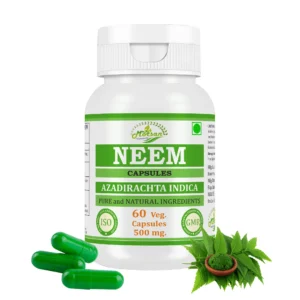 Morsan Nutraveda Neem (Azadirachta indica) Capsules