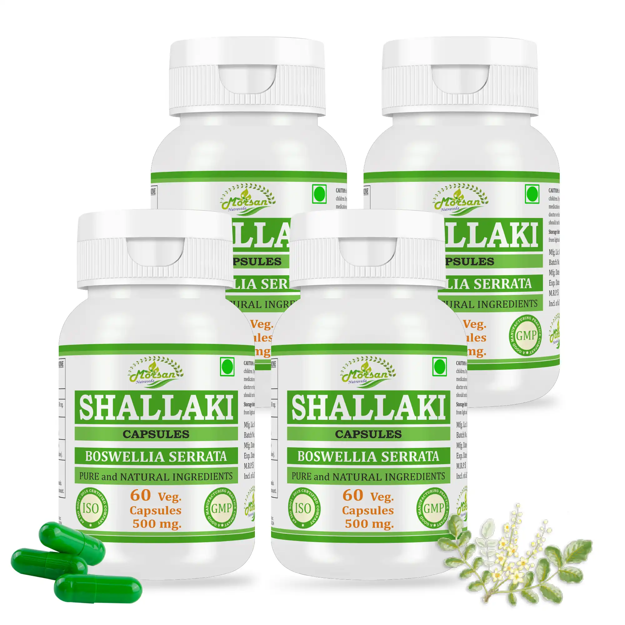 Morsan Nutraveda Shallaki (Boswellia serrata) Capsules - Image 6