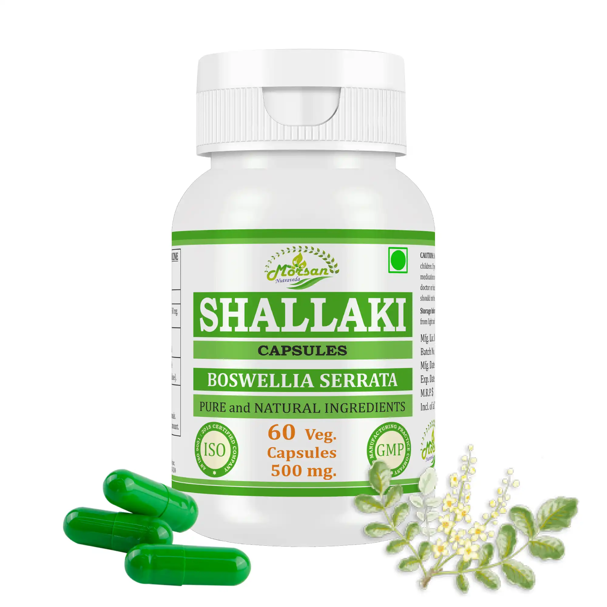 Morsan Nutraveda Shallaki (Boswellia serrata) Capsules