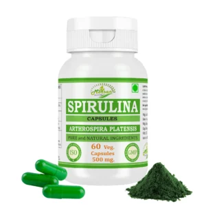 Morsan Nutraveda Spirulina (Arthrospira platensis) Capsules