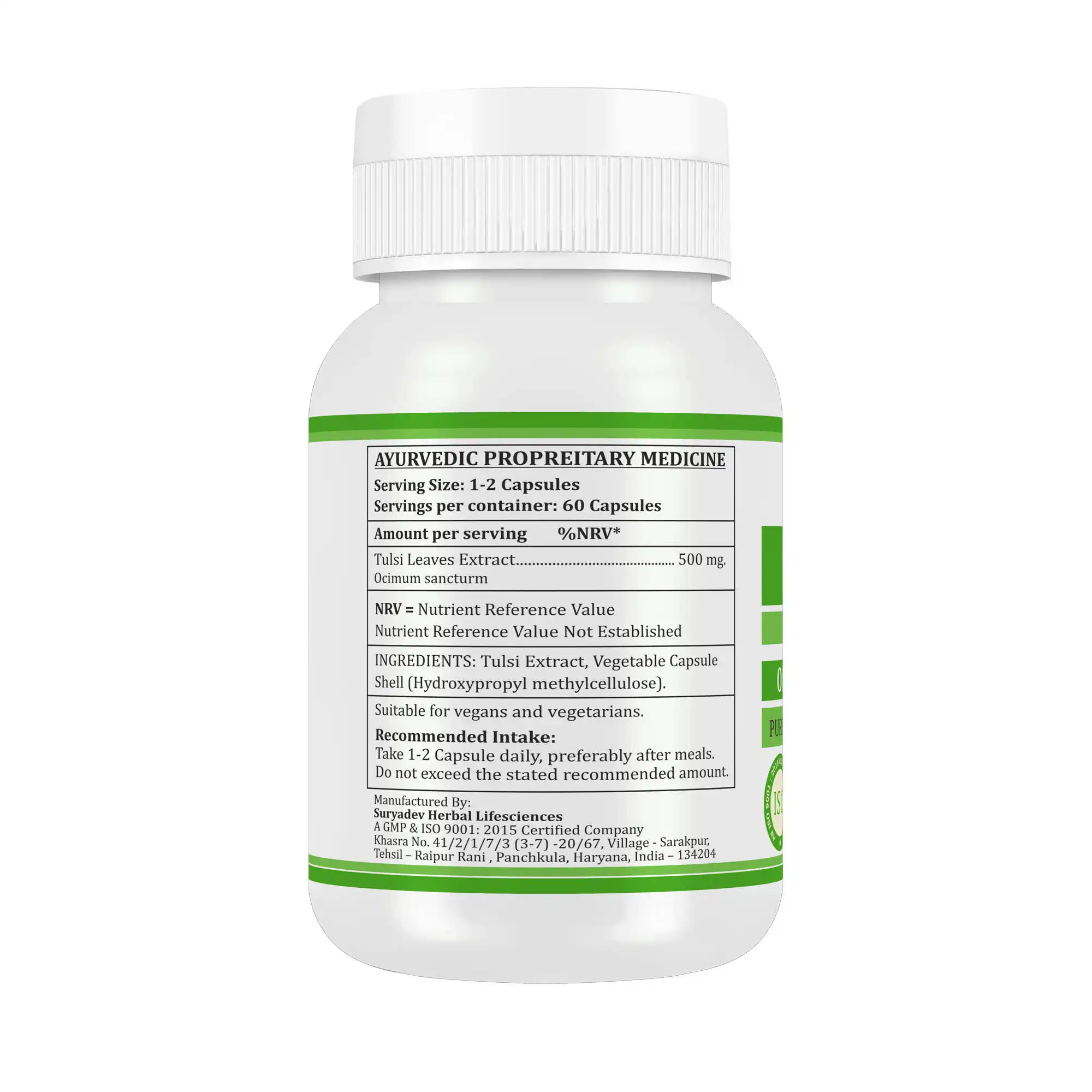 Morsan Nutraveda Tulsi (Ocimum sanctum) Capsules - Image 5